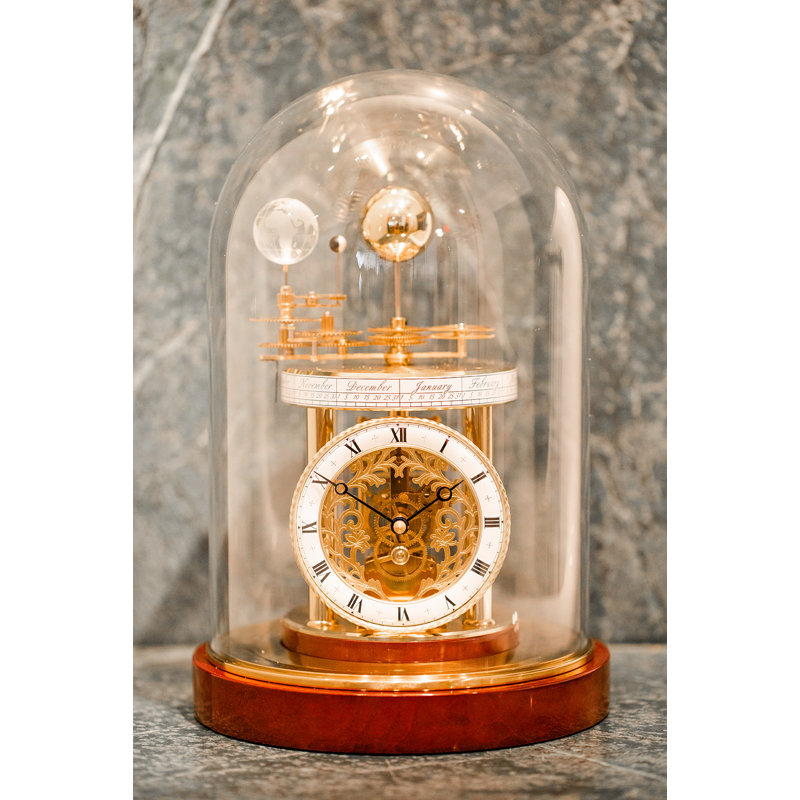 Astrolabium Clock, Mahogany