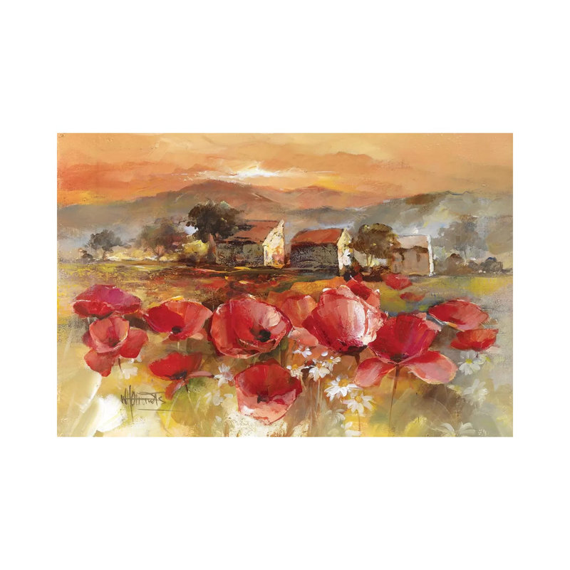 Tuscan Romance II by Willem Haenraets - Wrapped Canvas Painting, 101.6 cm H x 66.04 cm W x 3.175 cm D