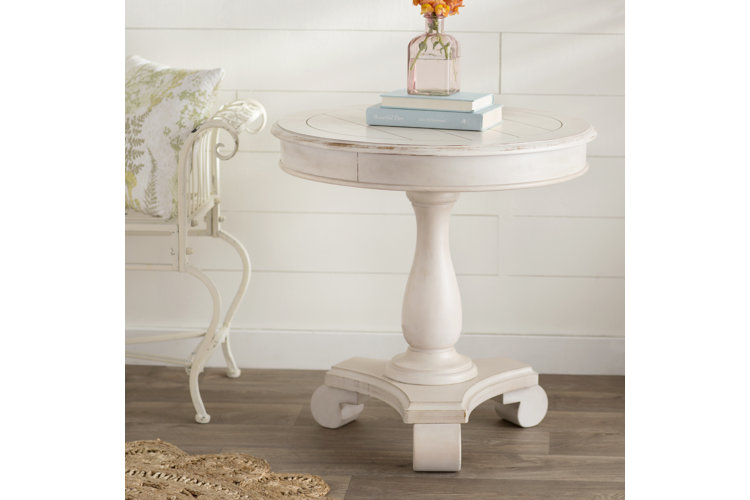 Bezons Pedestal End Table