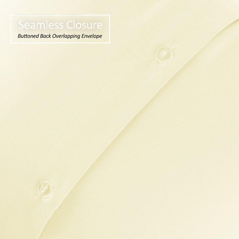 Polyester Bedding, 18" x 18", Vanilla Yellow