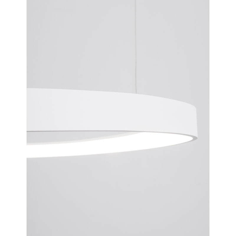 1 - Light LED Single Pendant, White