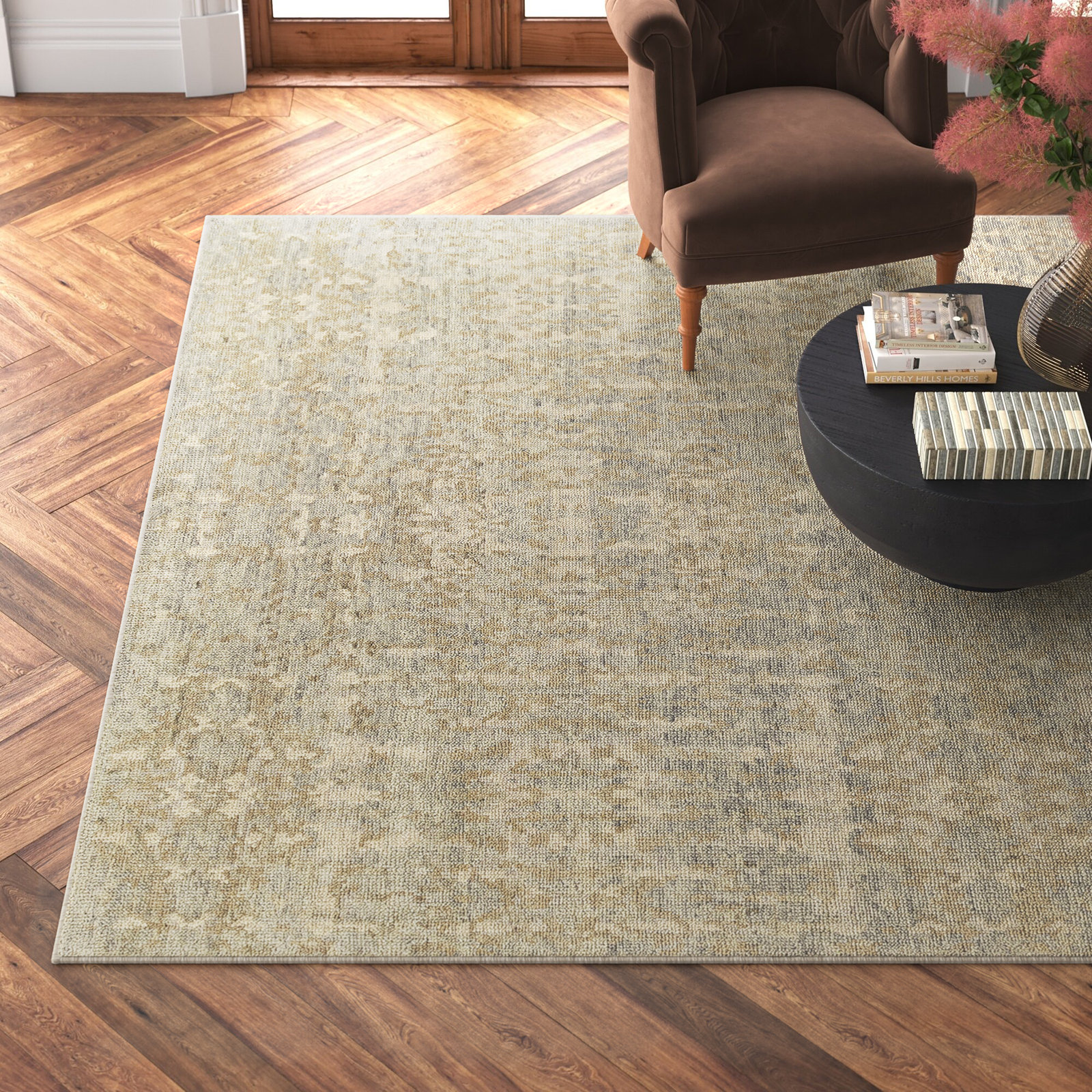 Hoya Hand-Woven Abstract Rug, Rectangle 8' x 10'