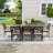 Wike 8 - Person Patio Dining Set Umbrella Hole Included Rectangular Table with Cushions Included-478578936