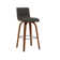 Tabouret de bar et de comptoir pivotant en bois massif Biance Hiram