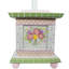 Crackled Rose Resin Table Lamp
