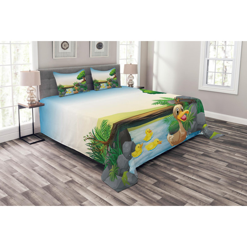 Polyester Coverlet, King Coverlet + 2 Shams