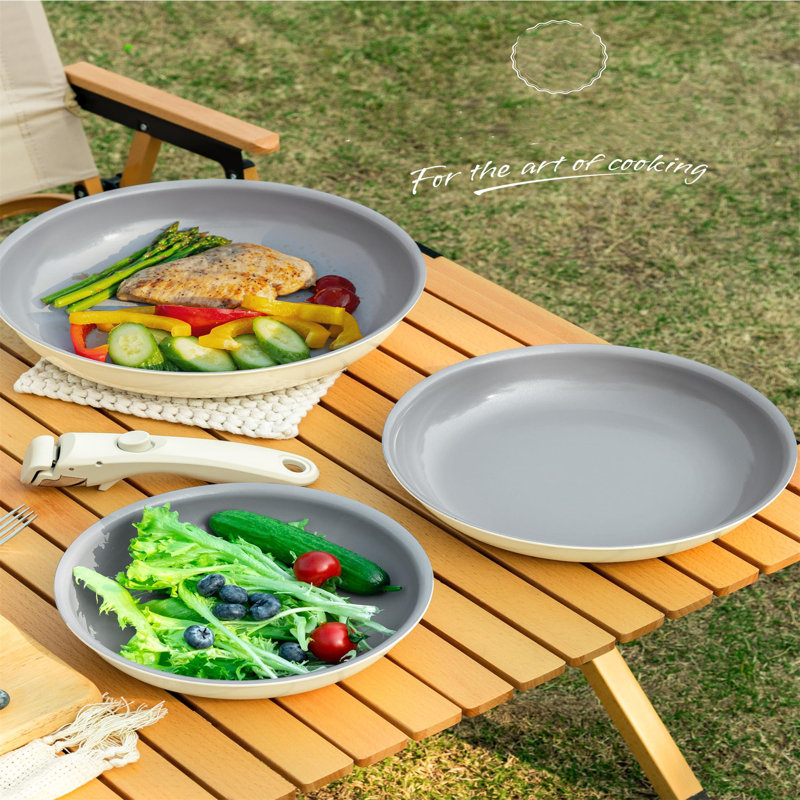 4 - Piece Non-Stick Aluminum Cookware Set