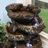 Cascading Caves Rustic Tabletop Fountain with LEDs