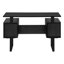 Bureau d'ordinateur, bureau personnel, ordinateur portable, rangement, L 48 po, métal stratifié, contemporain, moderne-808613203
