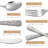 40 Piece Forged Flatware Set With Extra Large Adjustable Bamboo Cutlery Storage Box,Service For 8