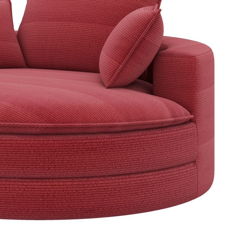 Chaise pivotante 360 °, Rouge
