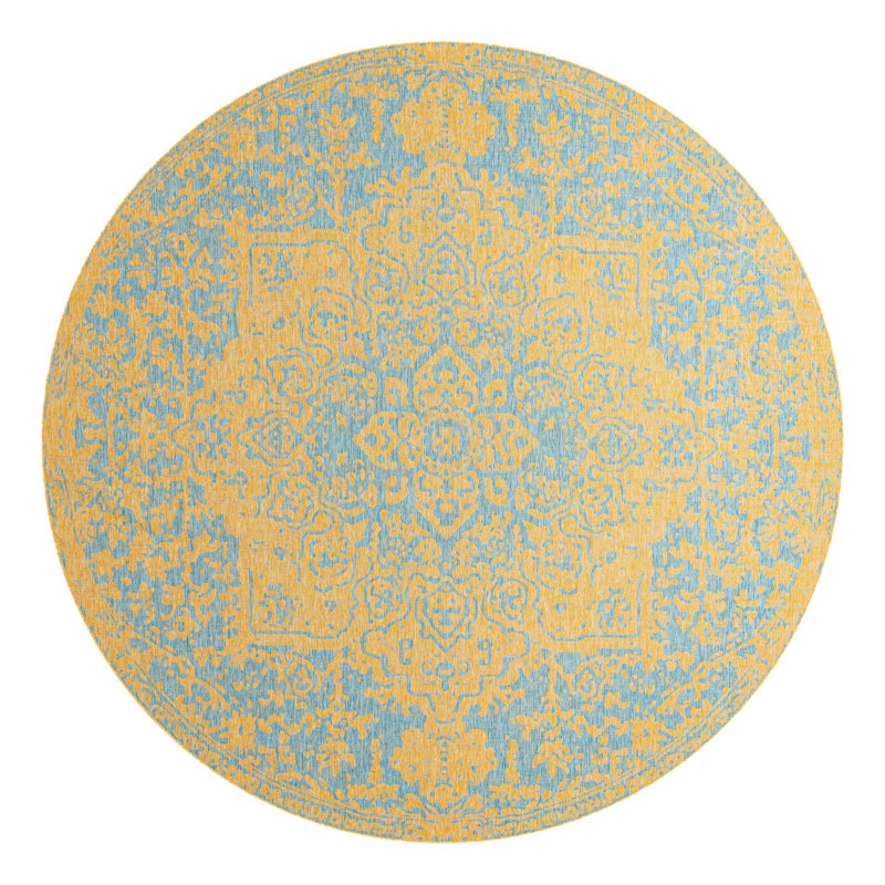 Jill Zarin Dubai Indoor/Outdoor Rug, Round 13'1"