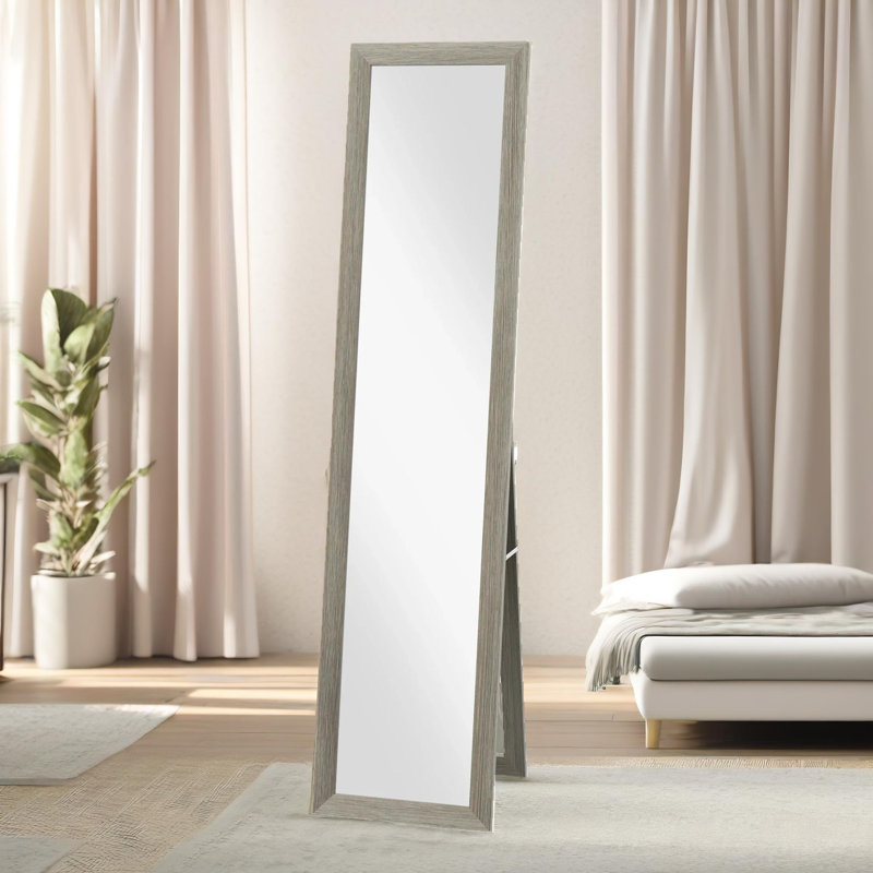 Clust Rectangle Mirror, Grey