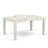 5 Piece Kitchen Table & Chairs Set Includes a Rectangle Dining Room Table with Butterfly Leaf and 4 Solid Wood Seat Chairs, Linen White-1182291645