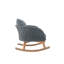 Chaise berçante d'extérieur en osier et rotin-2130638800