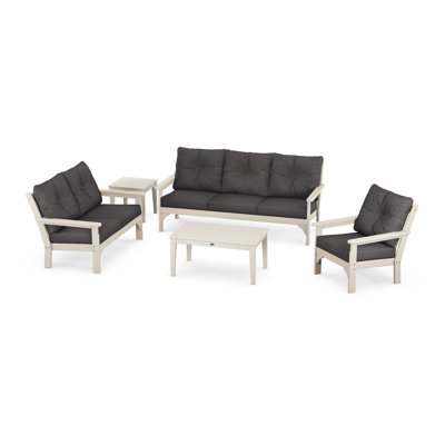 Vineyard 5 Piece Deep Seating Set