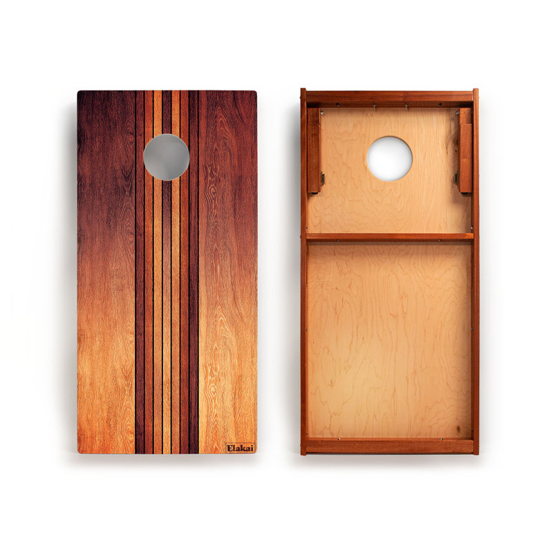 Panneaux rétro cornhole Woody, H 48 po x l 24 po x P 3 po