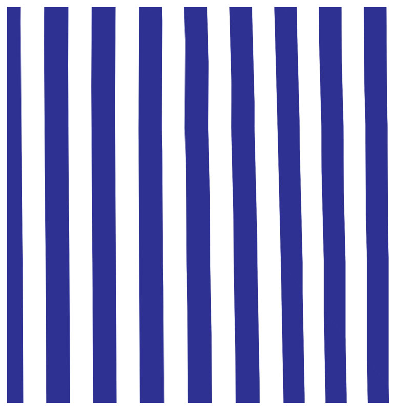 Blue Stripes Double Sided Throw Pillows, 14 x 14 inches