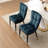 Velvet Upholstered Parsons Chair-1347056810