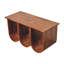 Table basse triple style ouvert