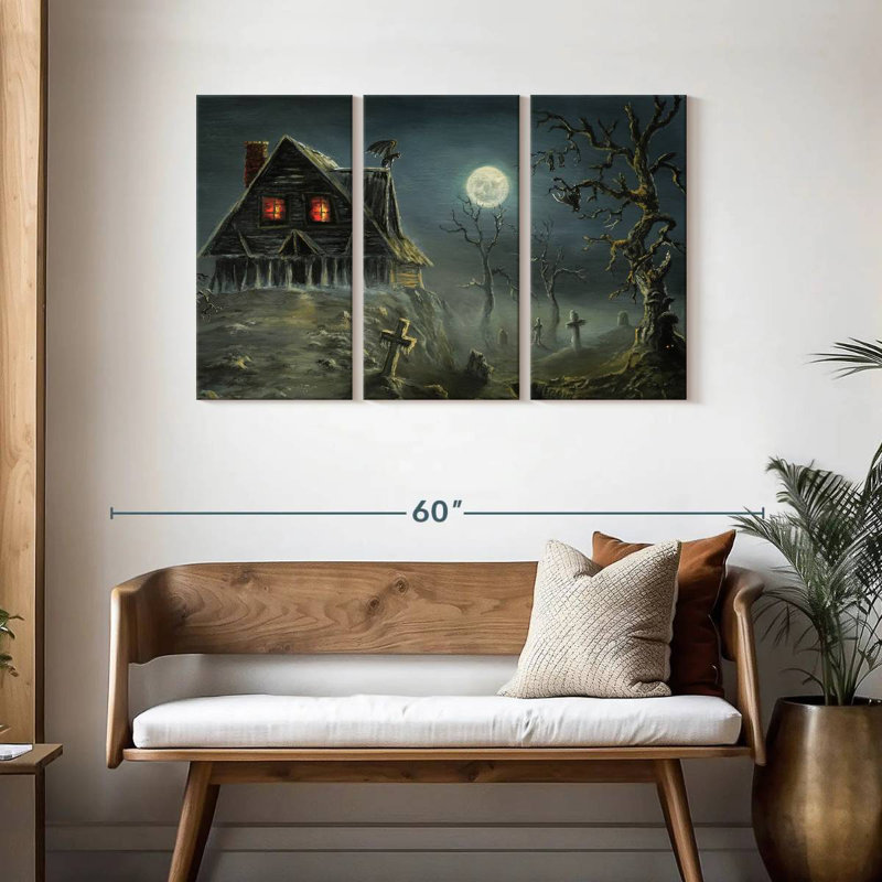 Kelan Haunted Hill House, H 28 po x l 45 po