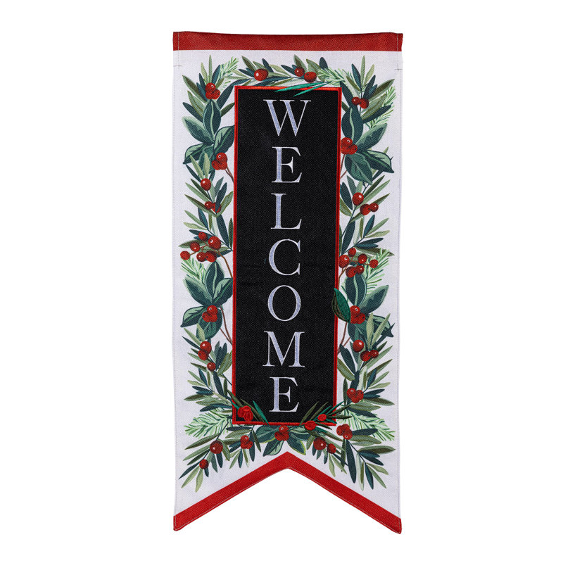 Welcome Foliage Pennant Everlast Impressions