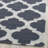 Rodgers Hand Woven Flat Weave Wool/Cotton Geometric Rug in Ivory/Blue-244477701