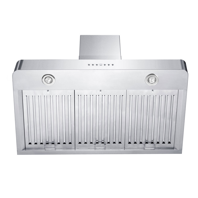 30" KF 400 CFM Convertible Wall Mount Range Hood, Stainless Steel, 36"
