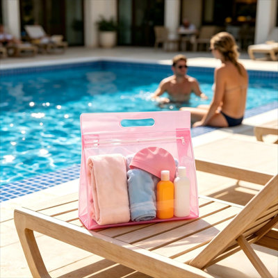 Polyester storage basket Portable Dry Wet Bags Waterproof Travel Swim Bag Multipurpose Storage Bag For Swimsuit Travel Beach Makeup Bag