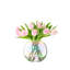 Mother Handmade Glass Table Vase