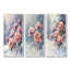 Pivoines d'hiver glacées dans la forêt I - Collection de décorations murales traditionnelles-598387185-598387178-598387184
