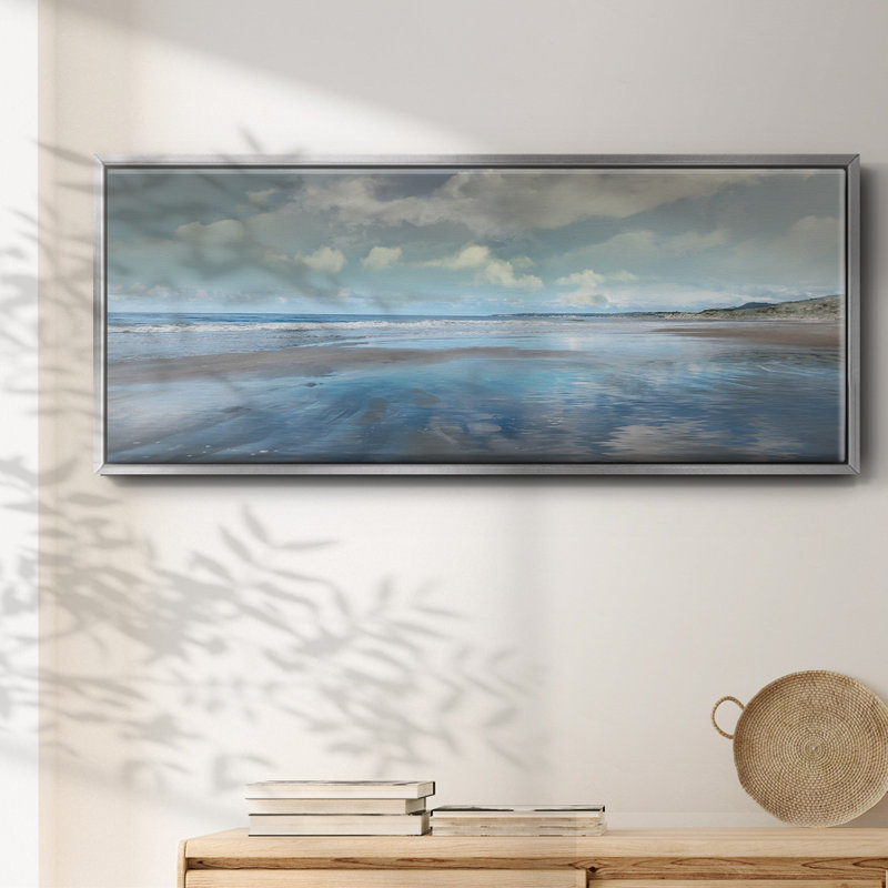 Reflecting- Framed Canvas, 8" H x 20" W