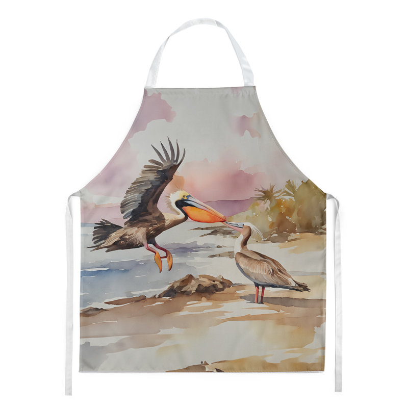 No Pattern Bib Apron