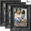 Cadre photo classique 3 pièces 11 "x 14" noir pour bureau-301027264-301027267-301027292