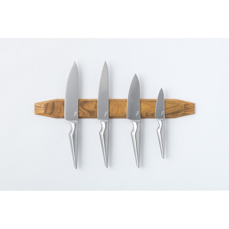 Edge Of Belgravia Teak Magnetic Knife Holder