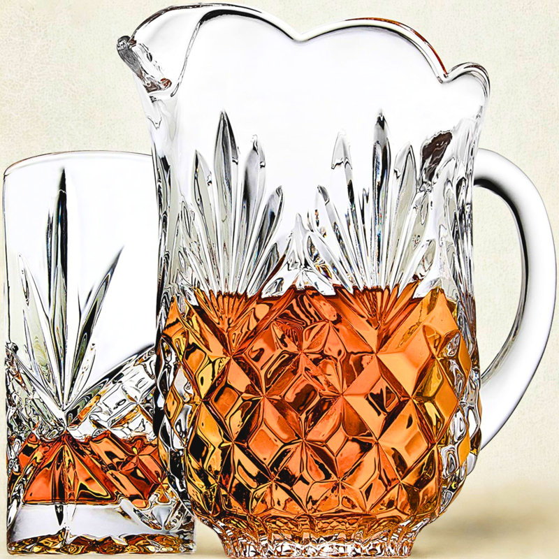 Shannon Crystal Beverage Pitcher 52 oz