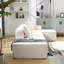 Moderne avec un tissu éponge beige, un siège relaxant beige, confortable et élégant-1229171156