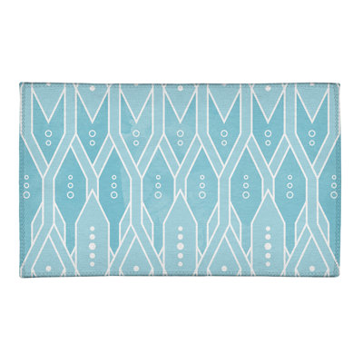 Tapis de zone en poly motif treillis