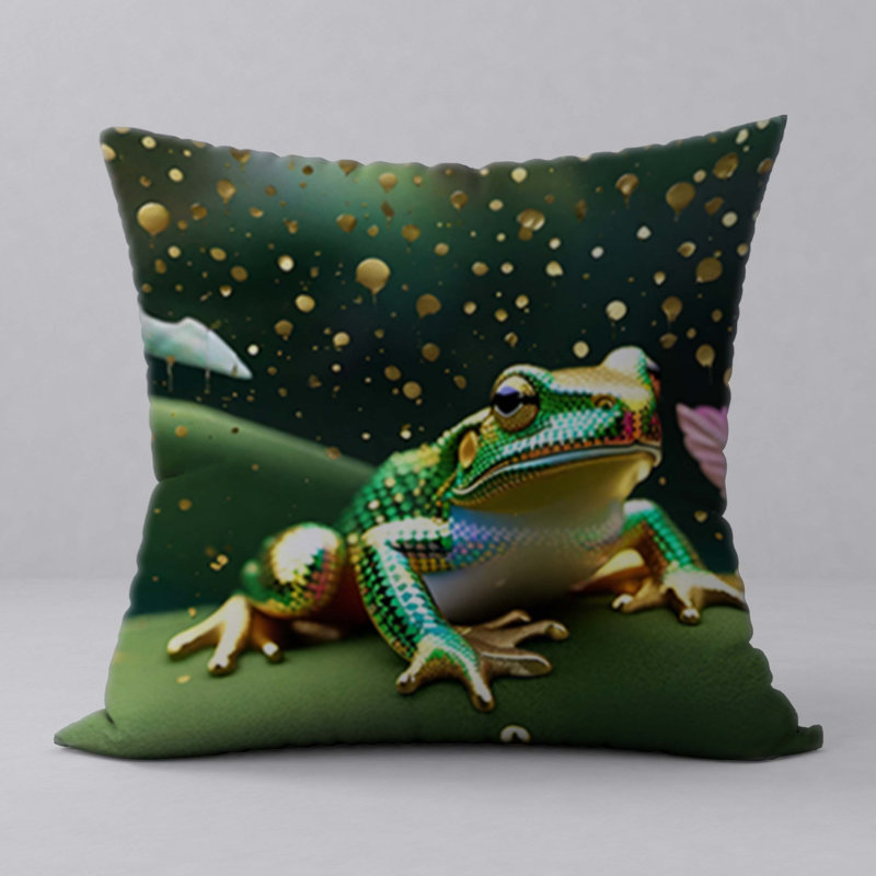 Abstract Reversible Throw Pillow