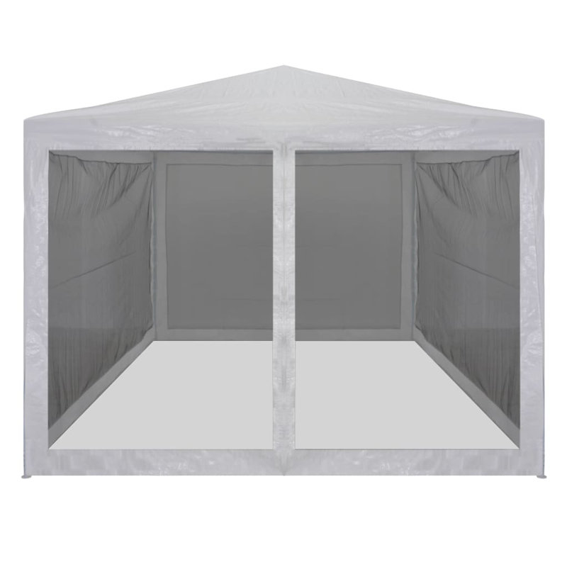 3m x 4m Steel Party Tent, Blue, 8 x 4 m, with 12 Sidewalls