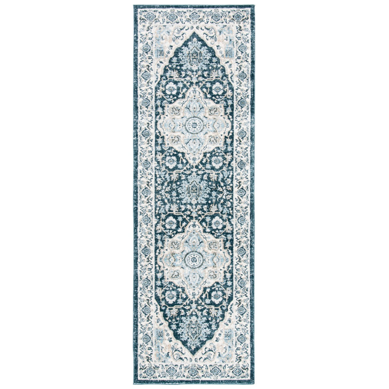 Tapis oriental Delmer Performance, Tapis de couloir 2 pi 2 po x 5 pi