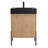 FINE FIXTURES Crownpoint 24" Floor-Standing Bathroom Vanity with Matte Black Sink in Bright Oak-1071019089-1071019094