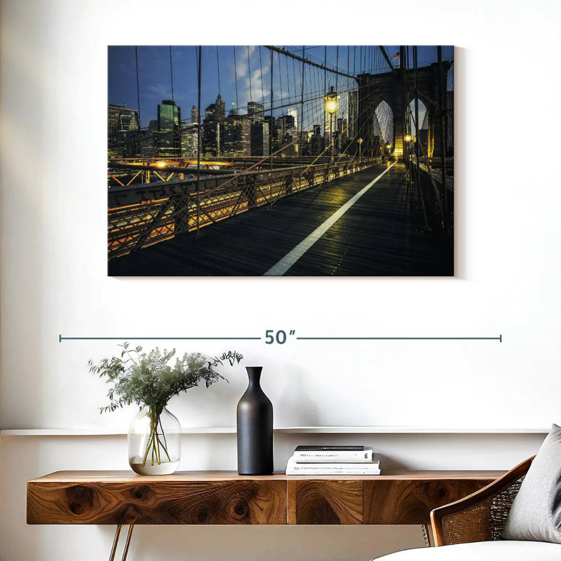 Éclairage Brooklyn Bridge, H 26 po x l 39 po