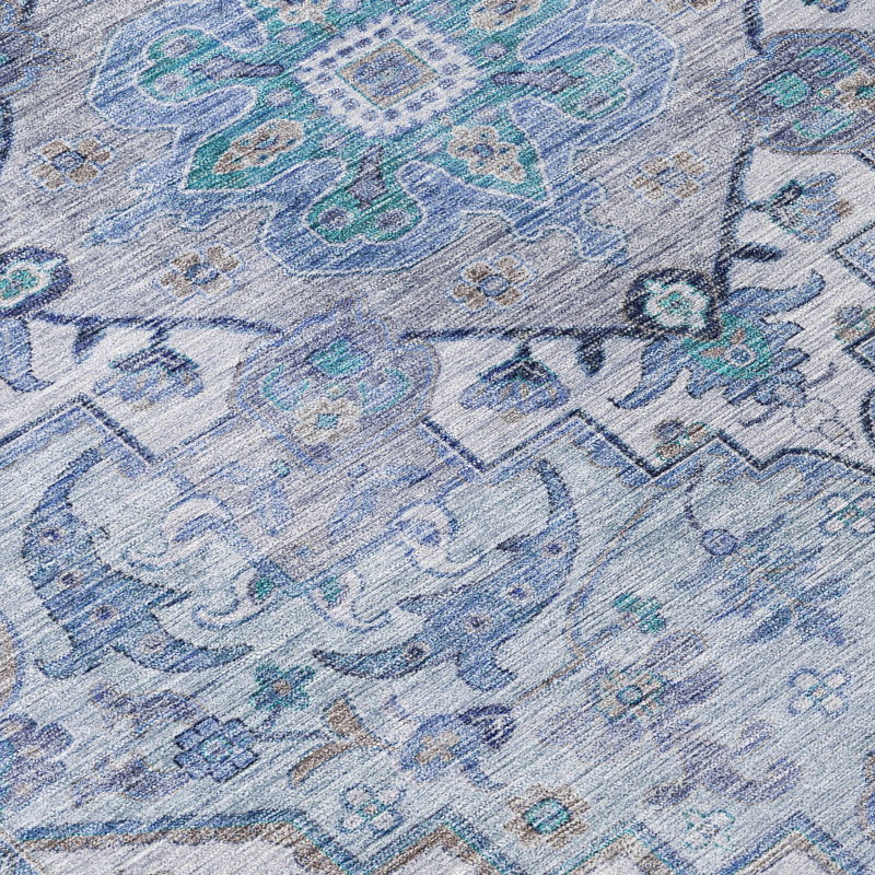 Machine Washable Indoor/Outdoor Oden ACN2163 Global Rug, Tapis de couloir 2 pi 3 po x 7 pi 6 po