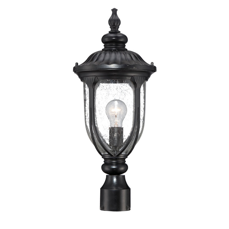 Tête de lanterne d'extérieur 1 lumière Angie, Noir mat