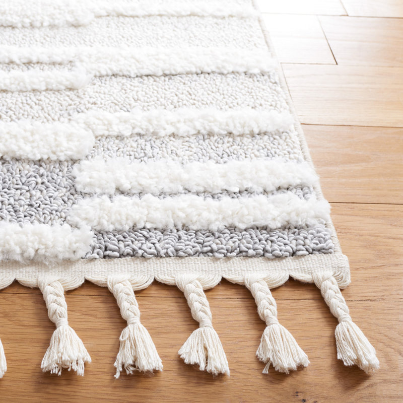 Tapis à poils longs Dinis, Rectangle 5 pi 3 po x 7 pi 6 po
