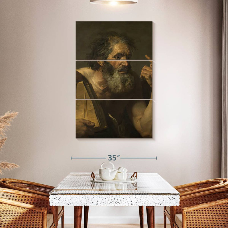 Leisha Ancient Philosopher, 32" H x 20" W