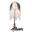 19" High Fabric Tulip Lighted Vanity Tray