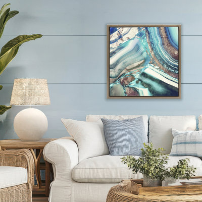 Cadre flottant motif de plaisirs terreux, design par Sophie 6