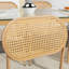 45cm H Linen Upholstered Stacking Side Chair